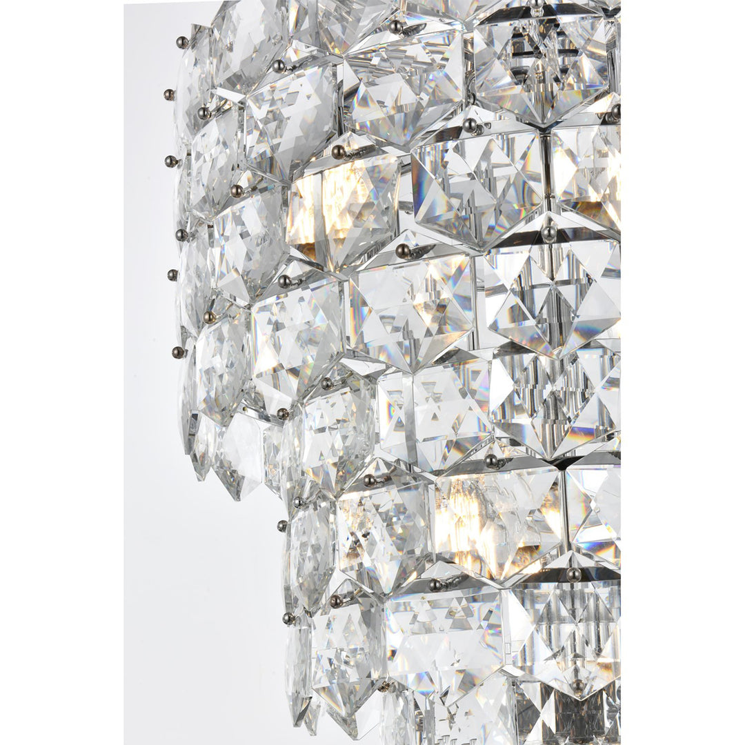 24 Inch Chandelier In Chrome - View 5 - Joshua Marshal