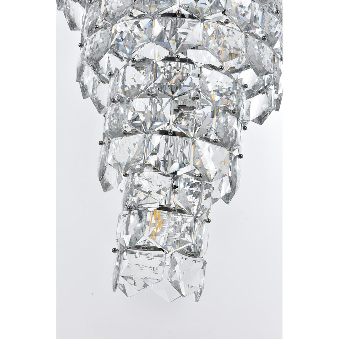 24 Inch Chandelier In Chrome - View 6 - Joshua Marshal