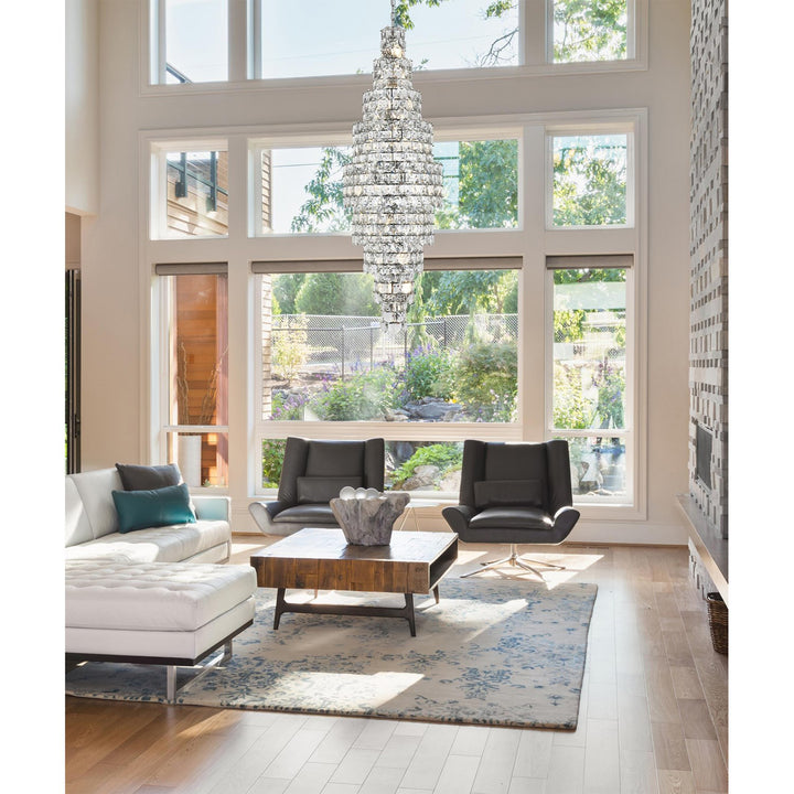 30 Inch Chandelier In Chrome - View 2 - Joshua Marshal