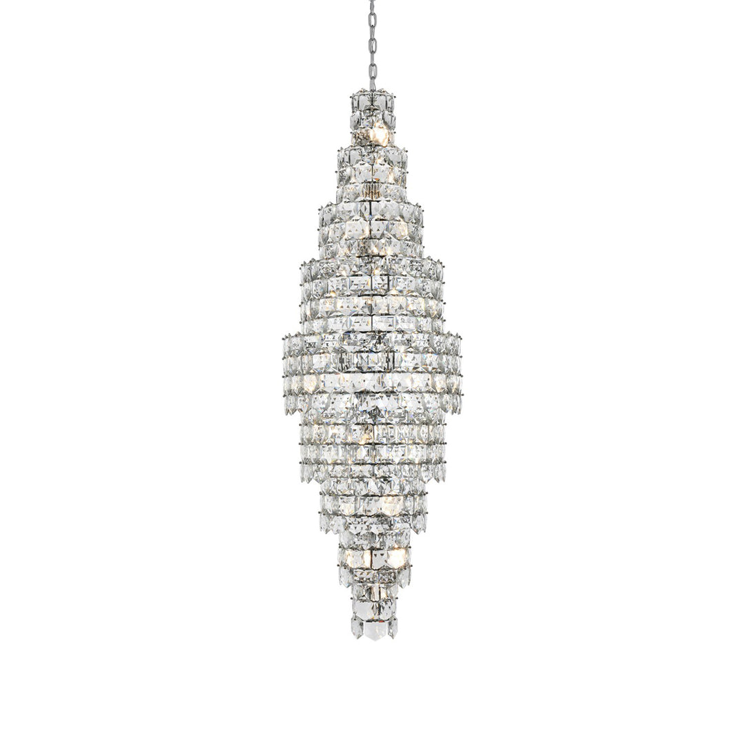 30 Inch Chandelier In Chrome - View 4 - Joshua Marshal