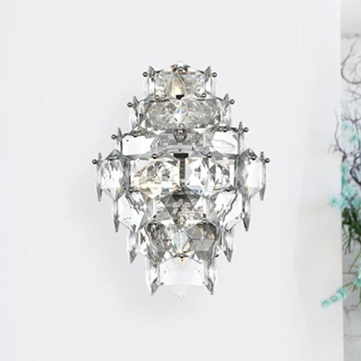 18 Inch Wall Sconce In Chrome Chrome And Clear Finish - LIGHTING by Joshua Marshal