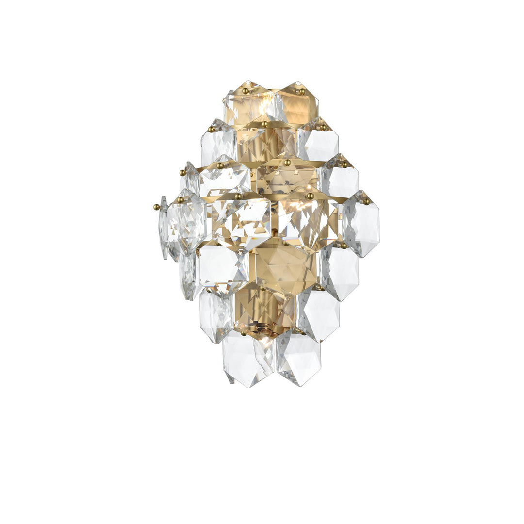 18 Inch Wall Sconce In Satin Gold - View 4 - Joshua Marshal