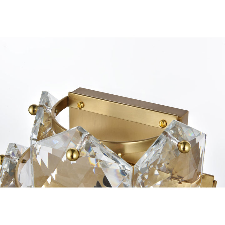 18 Inch Wall Sconce In Satin Gold - View 5 - Joshua Marshal