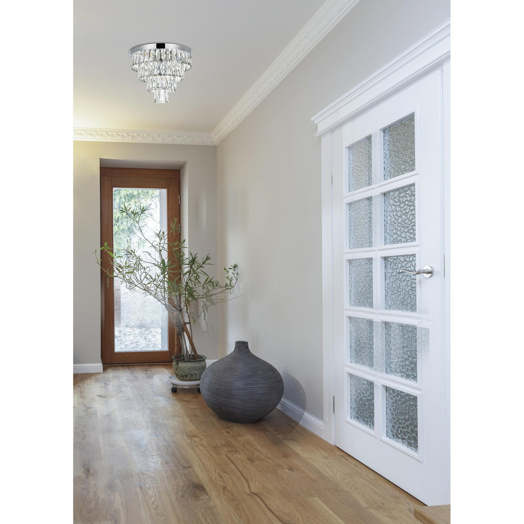 18 Inch Flush Mount In Chrome - View 2 - Joshua Marshal