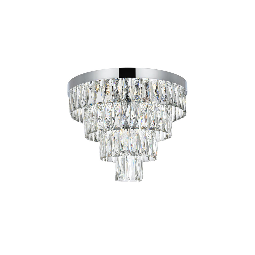 18 Inch Flush Mount In Chrome - View 3 - Joshua Marshal