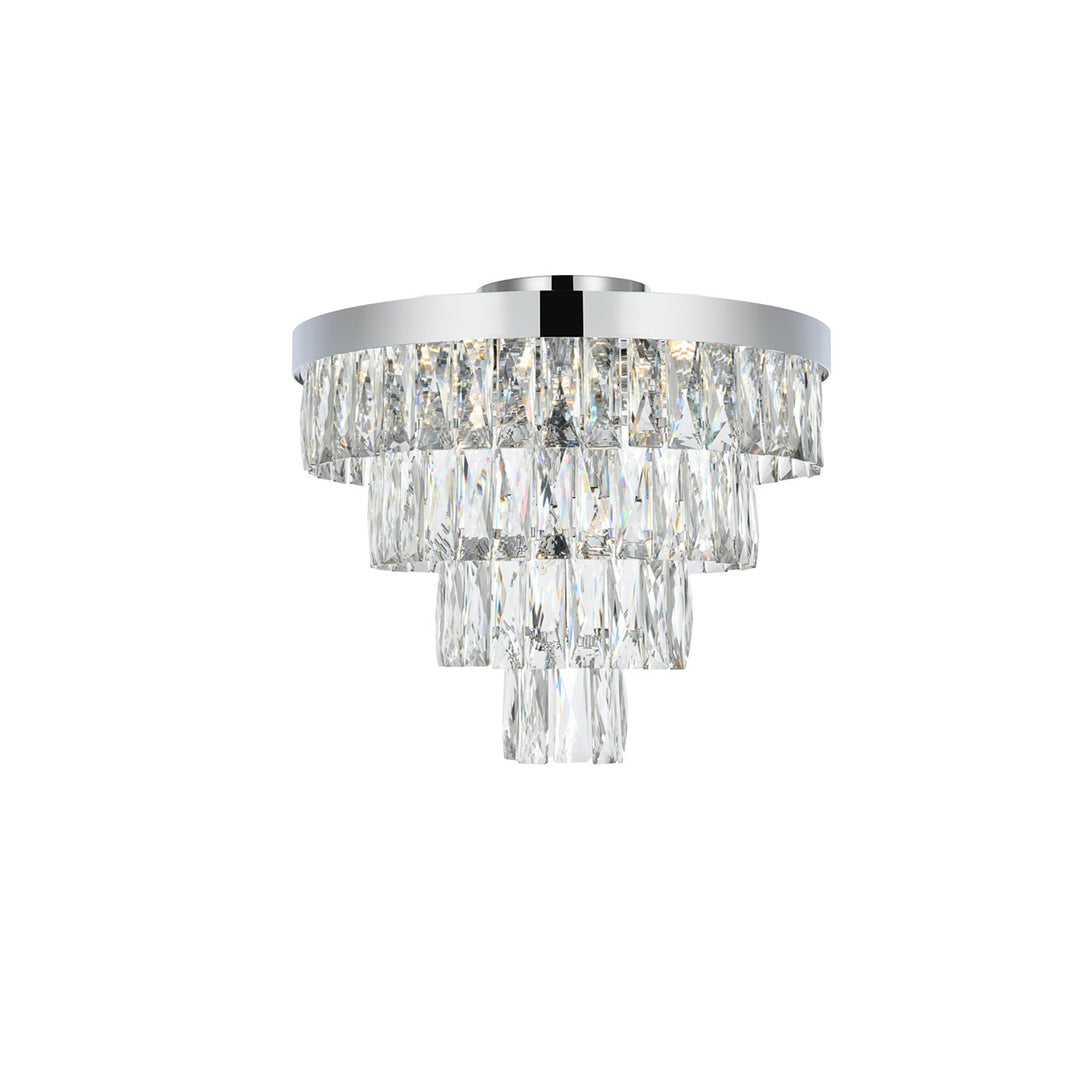 18 Inch Flush Mount In Chrome - View 4 - Joshua Marshal