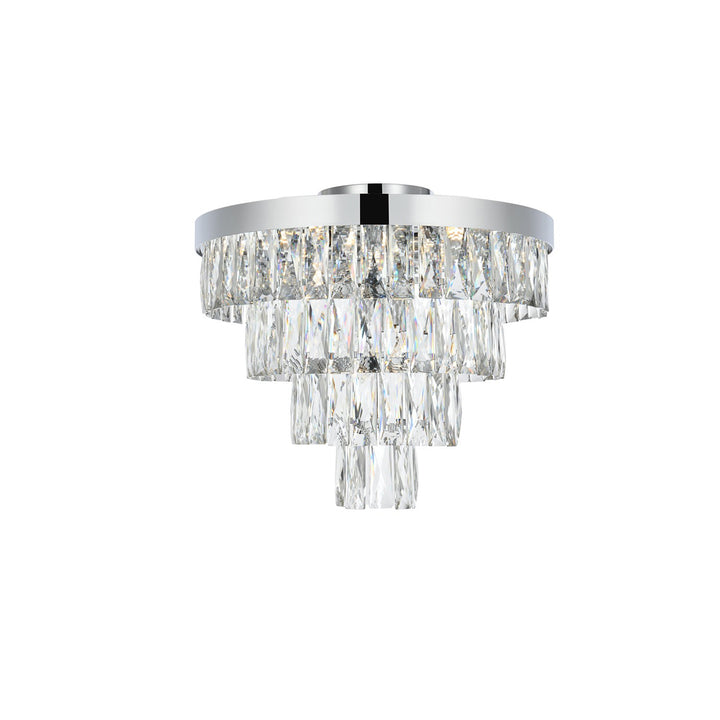 18 Inch Flush Mount In Chrome - View 4 - Joshua Marshal