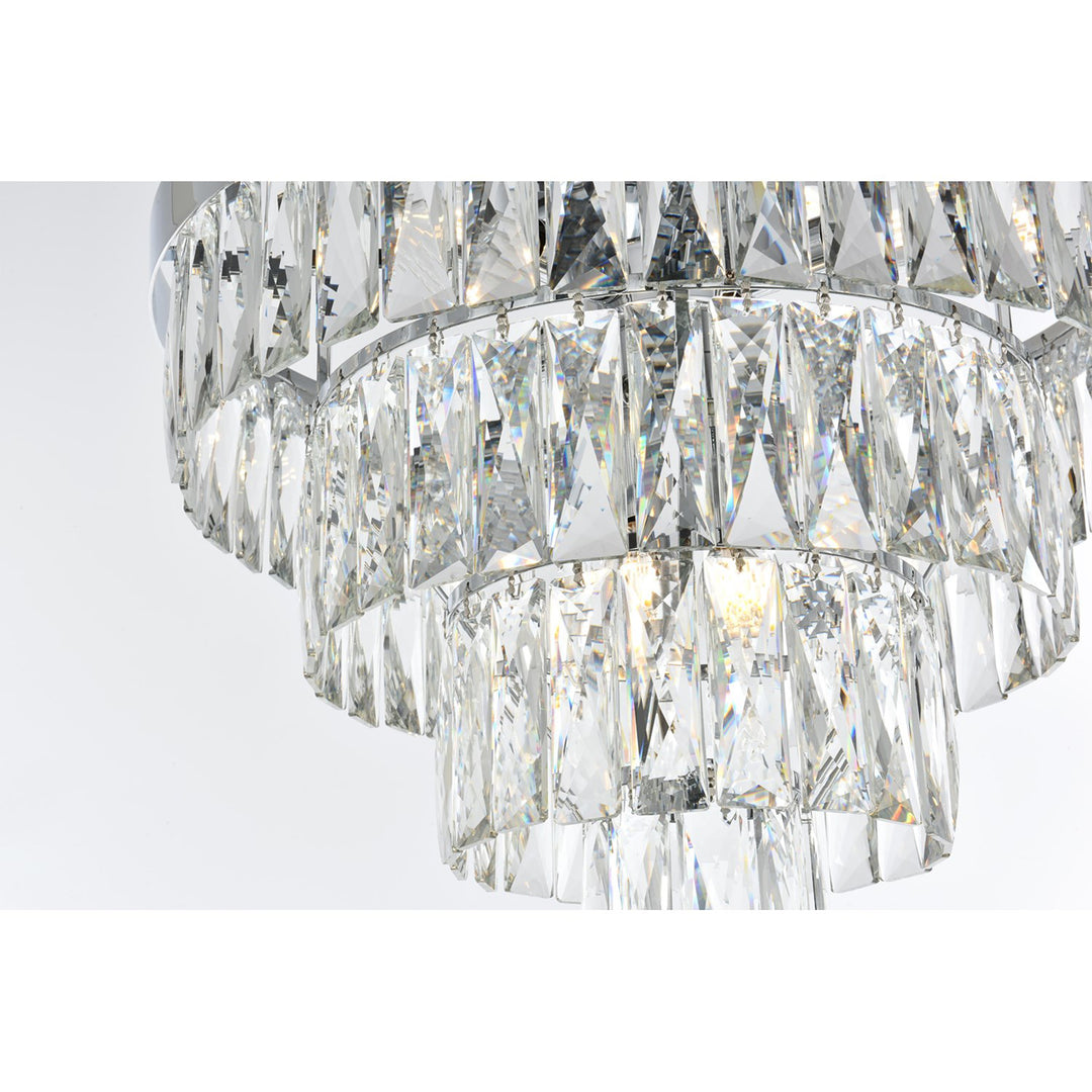 18 Inch Flush Mount In Chrome - View 5 - Joshua Marshal