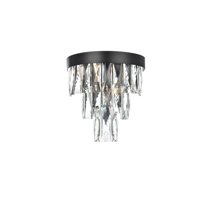 10 Inch Wall Sconce In Black - View 3 - Joshua Marshal