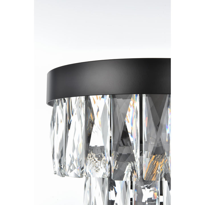 10 Inch Wall Sconce In Black - View 4 - Joshua Marshal