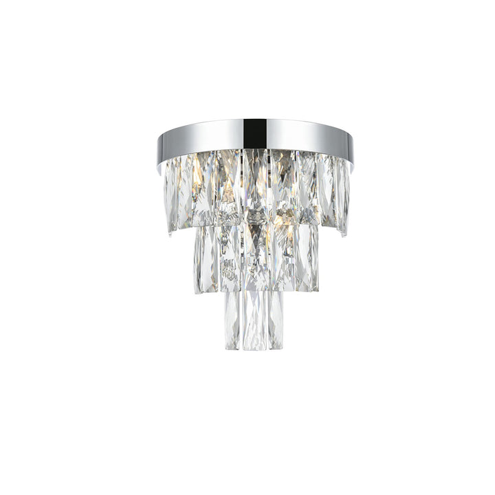 10 Inch Wall Sconce In Chrome - View 3 - Joshua Marshal