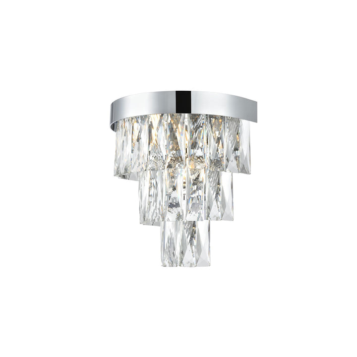 10 Inch Wall Sconce In Chrome - View 4 - Joshua Marshal