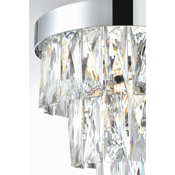 10 Inch Wall Sconce In Chrome - View 5 - Joshua Marshal