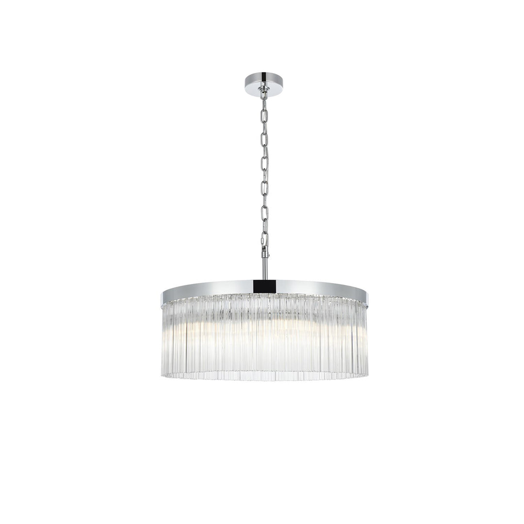24 Inch Chandelier In Chrome - View 3 - Joshua Marshal