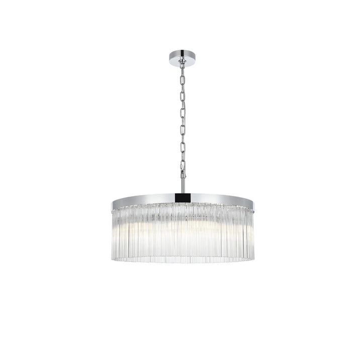 24 Inch Chandelier In Chrome - View 3 - Joshua Marshal
