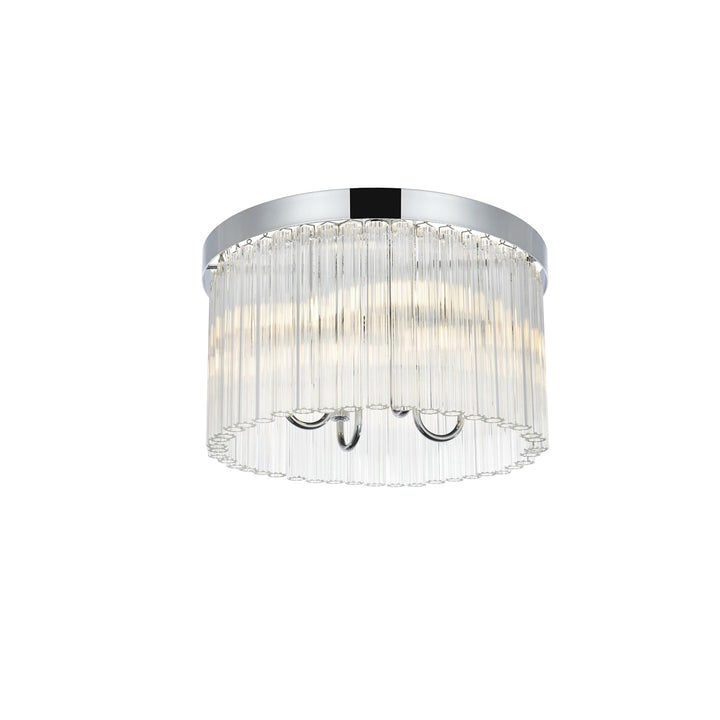 16 Inch Flush Mount In Chrome - View 4 - Joshua Marshal