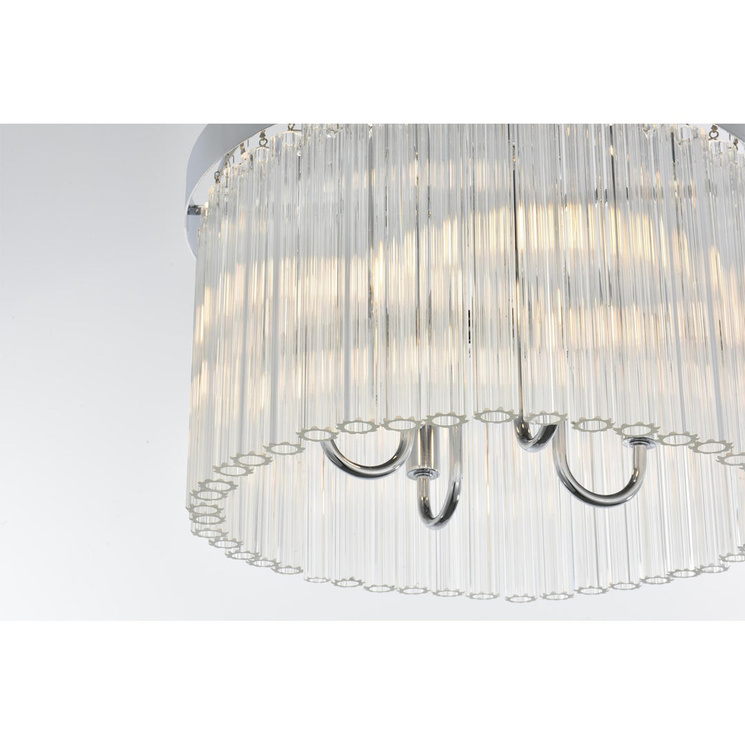 16 Inch Flush Mount In Chrome - View 5 - Joshua Marshal