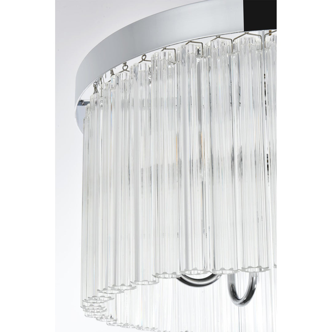 16 Inch Flush Mount In Chrome - View 6 - Joshua Marshal