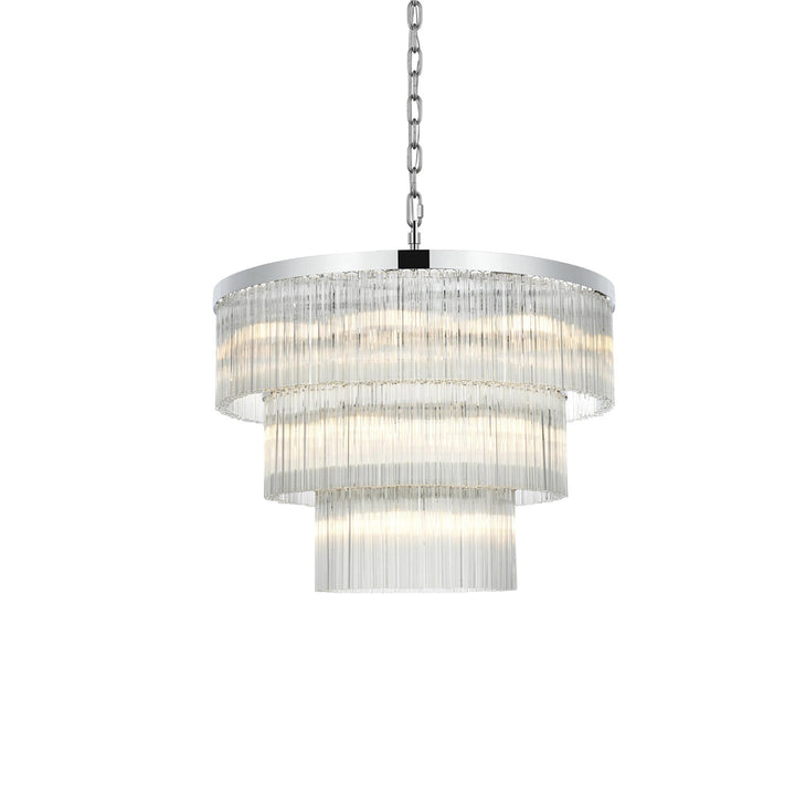 32 Inch Chandelier In Chrome - View 4 - Joshua Marshal