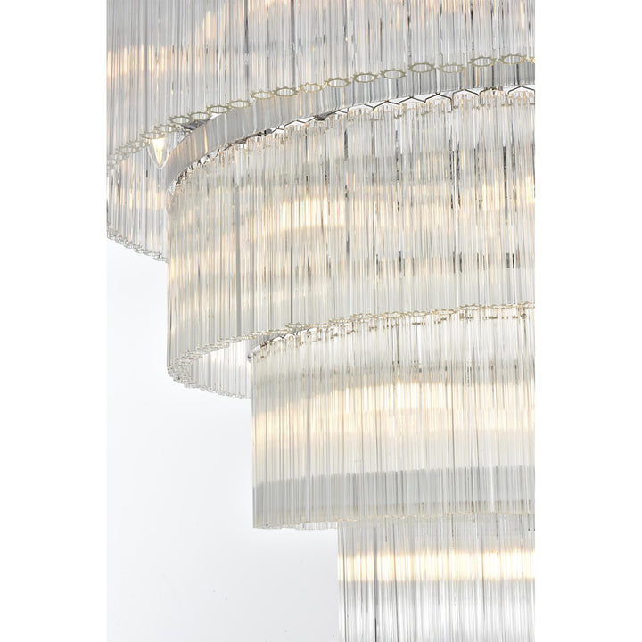 40 Inch Chandelier In Chrome - View 5 - Joshua Marshal