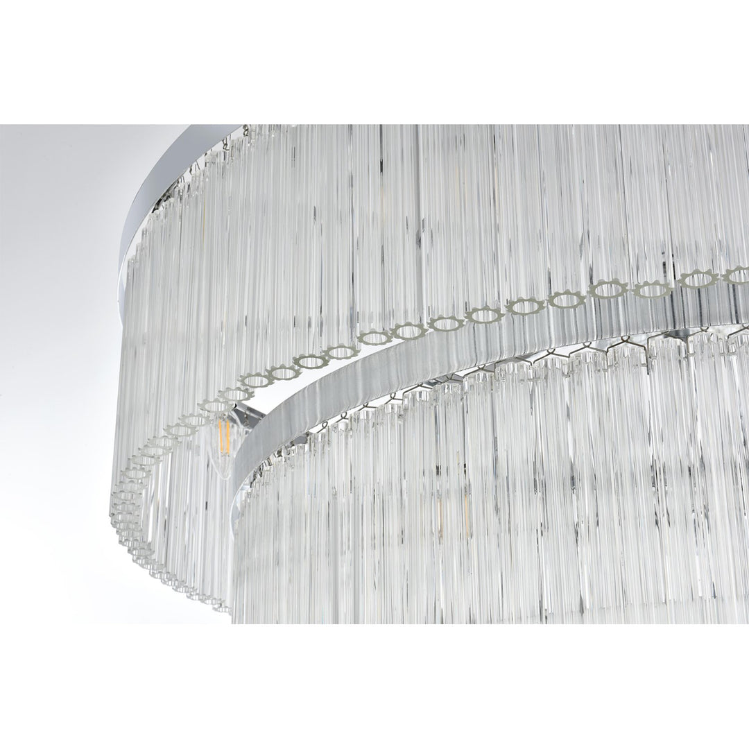 40 Inch Chandelier In Chrome - View 6 - Joshua Marshal