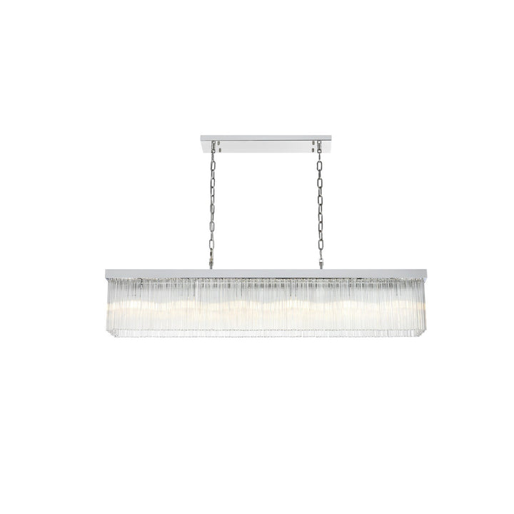 49 Inch Chandelier In Chrome - View 3 - Joshua Marshal