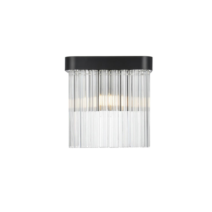 9 Inch Wall Sconce In Black - View 3 - Joshua Marshal