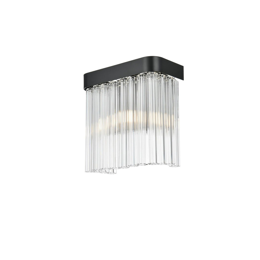 9 Inch Wall Sconce In Black - View 4 - Joshua Marshal