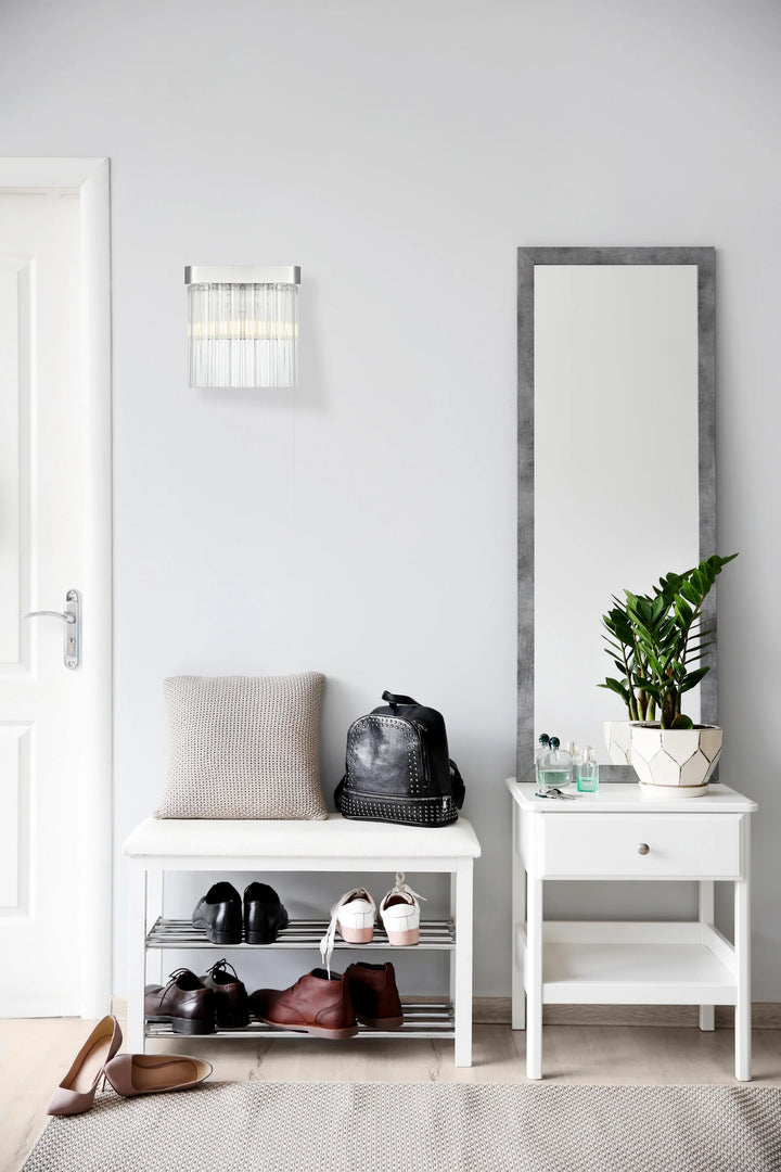 9 Inch Wall Sconce In Chrome - View 2 - Joshua Marshal
