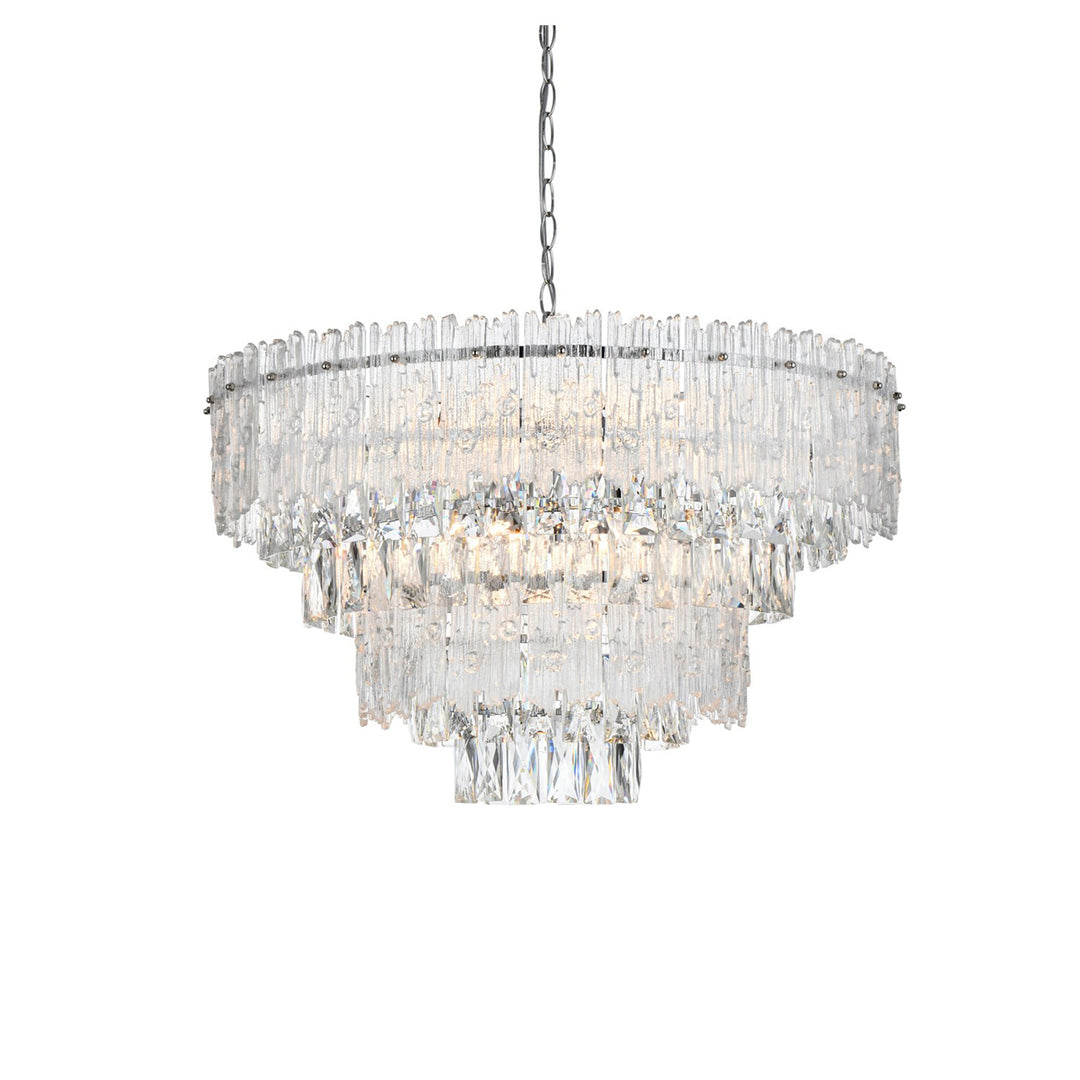 25 Inch Chandelier In Chrome - View 4 - Joshua Marshal