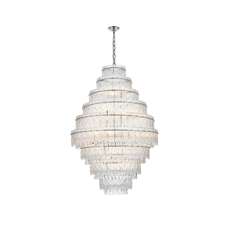 36 Inch Chandelier In Chrome - View 3 - Joshua Marshal