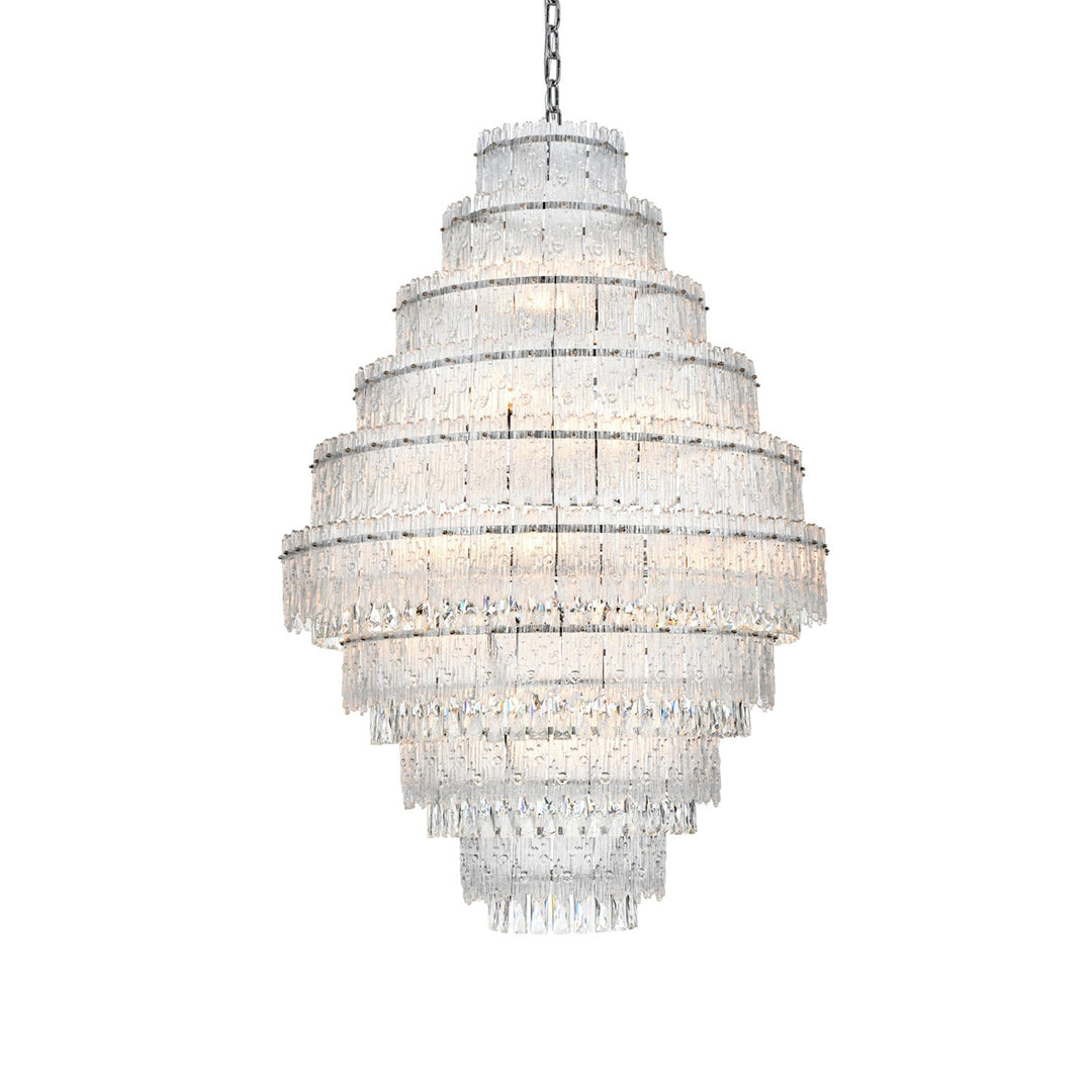 36 Inch Chandelier In Chrome - View 4 - Joshua Marshal