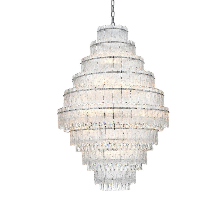 36 Inch Chandelier In Chrome - View 4 - Joshua Marshal