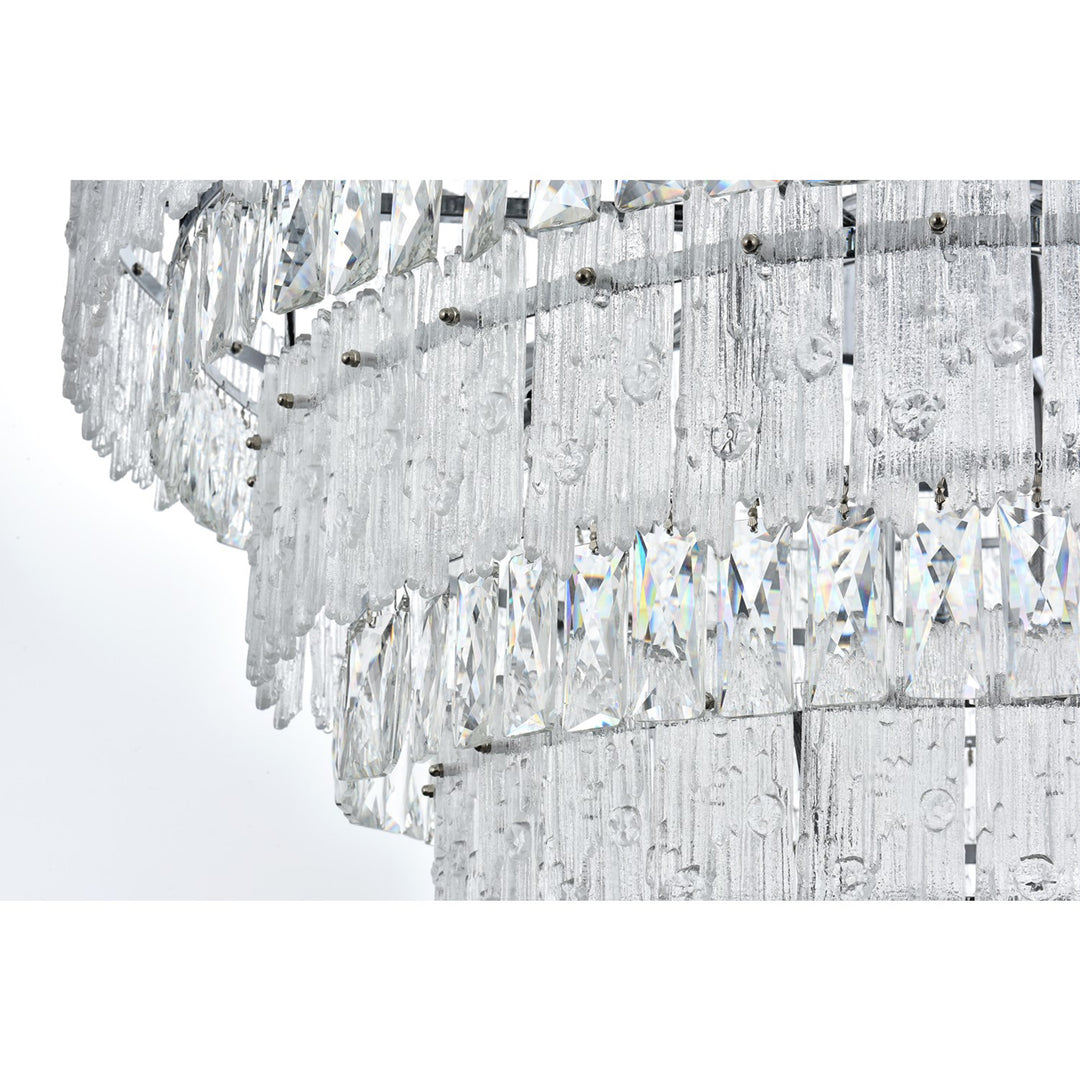 36 Inch Chandelier In Chrome - View 5 - Joshua Marshal