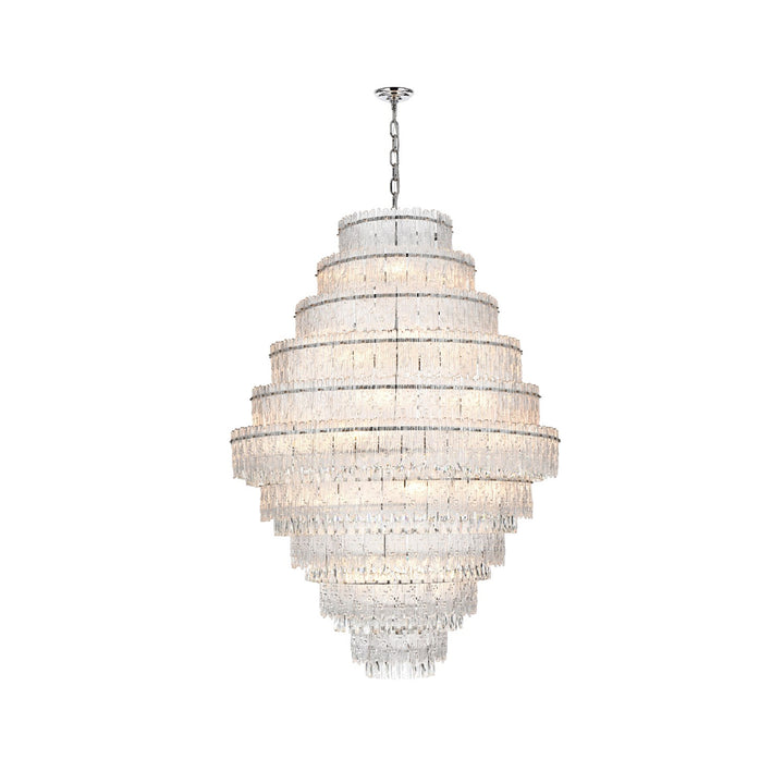 42 Inch Chandelier In Chrome