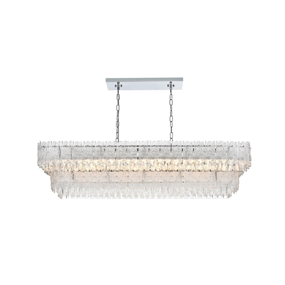 50 Inch Chandelier In Chrome - View 3 - Joshua Marshal