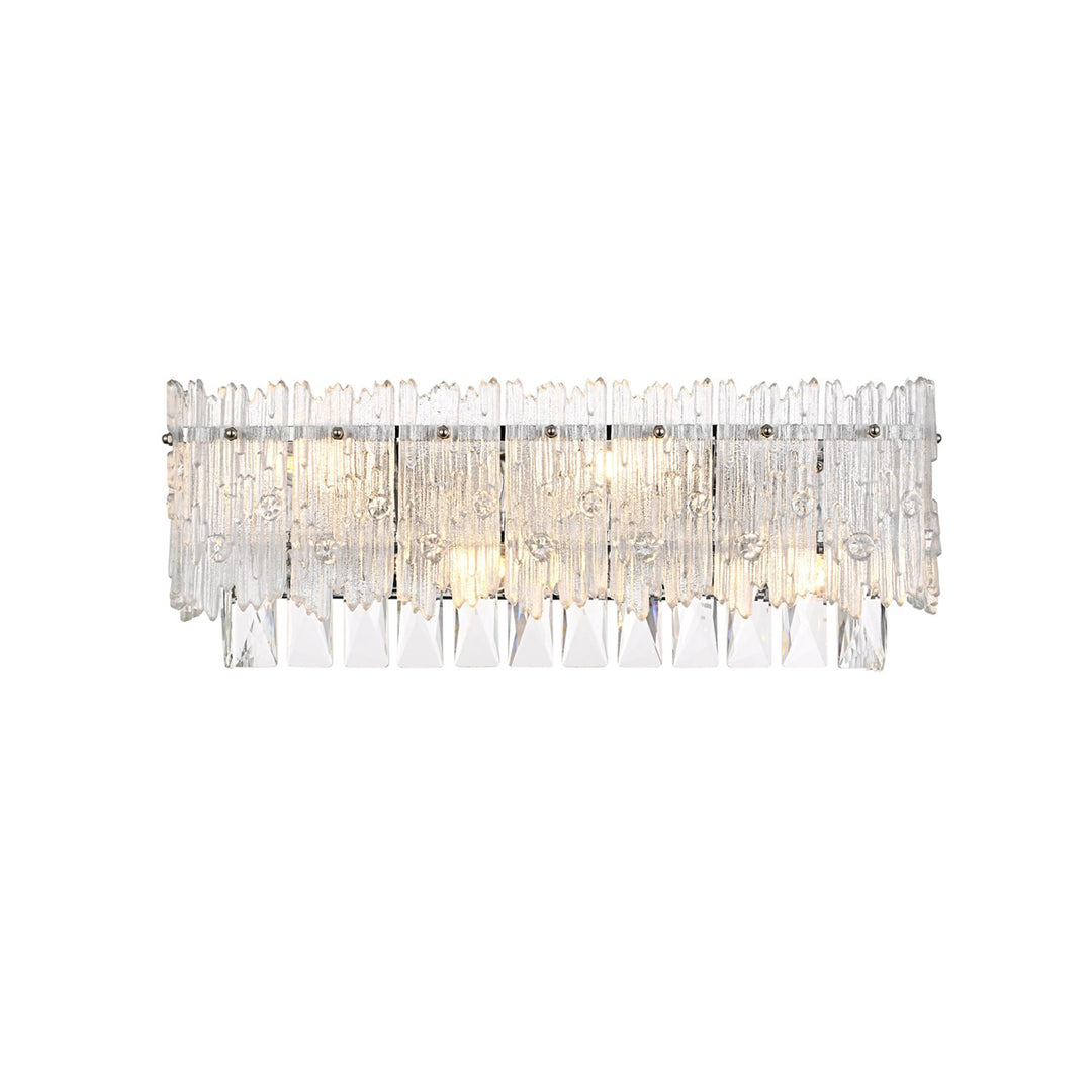 19 Inch Wall Sconce In Chrome - View 3 - Joshua Marshal