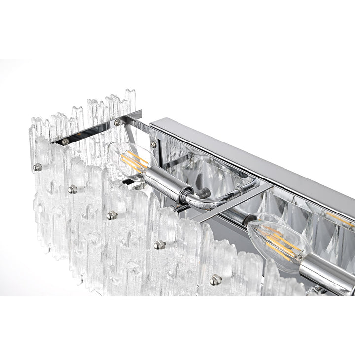 19 Inch Wall Sconce In Chrome - View 6 - Joshua Marshal