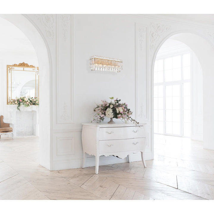 19 Inch Wall Sconce In Satin Gold - View 2 - Joshua Marshal
