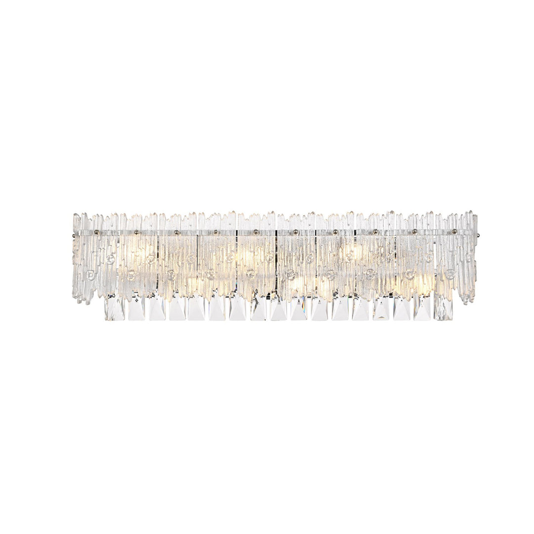 27 Inch Wall Sconce In Chrome - View 3 - Joshua Marshal