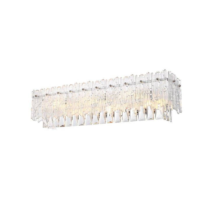 27 Inch Wall Sconce In Chrome - View 4 - Joshua Marshal