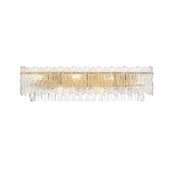 27 Inch Wall Sconce In Satin Gold - View 3 - Joshua Marshal