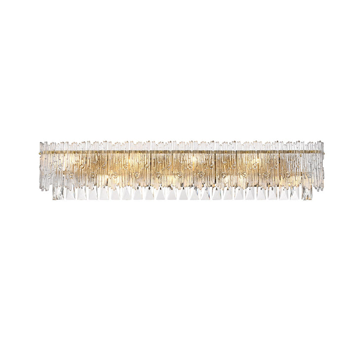 34.5 Inch Wall Sconce In Satin Gold - View 3 - Joshua Marshal