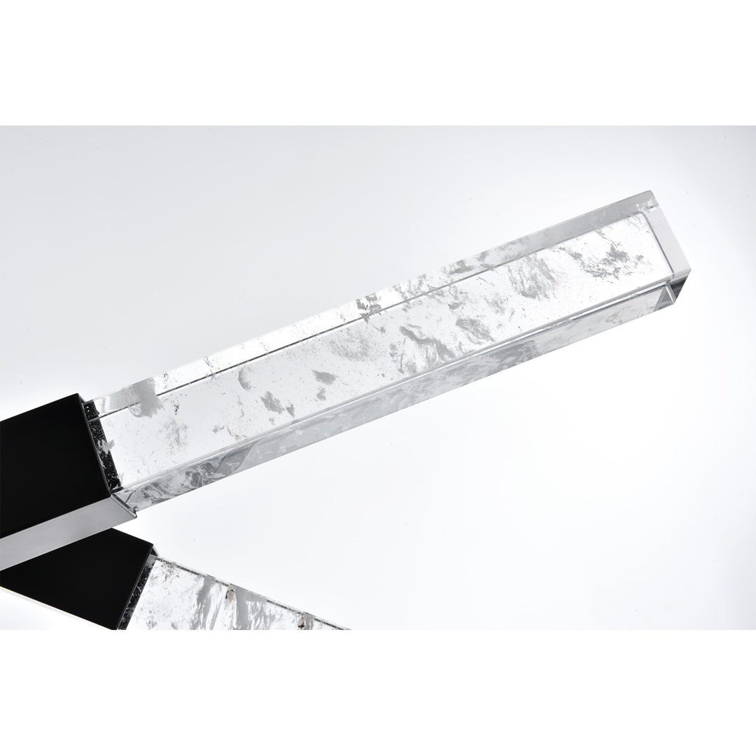 3-Bar Pendant In Black - View 6 - Joshua Marshal