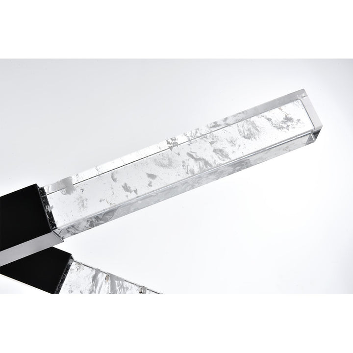 3-Bar Pendant In Black - View 6 - Joshua Marshal