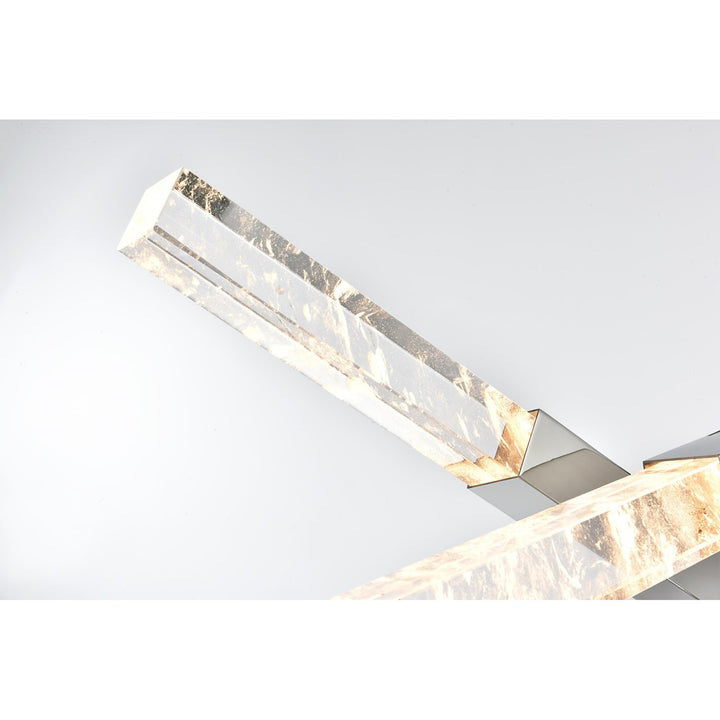3-Bar Pendant In Chrome - View 5 - Joshua Marshal