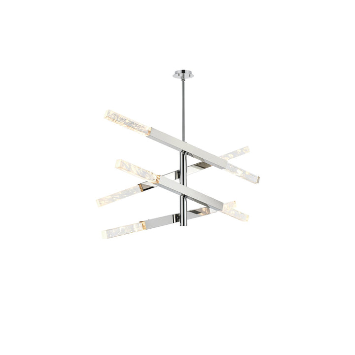 4-Bar Pendant In Chrome - View 3 - Joshua Marshal