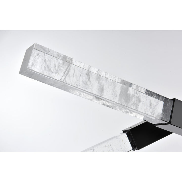 6-Bar Pendant In Black - View 4 - Joshua Marshal