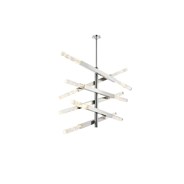 6-Bar Pendant In Chrome - View 3 - Joshua Marshal