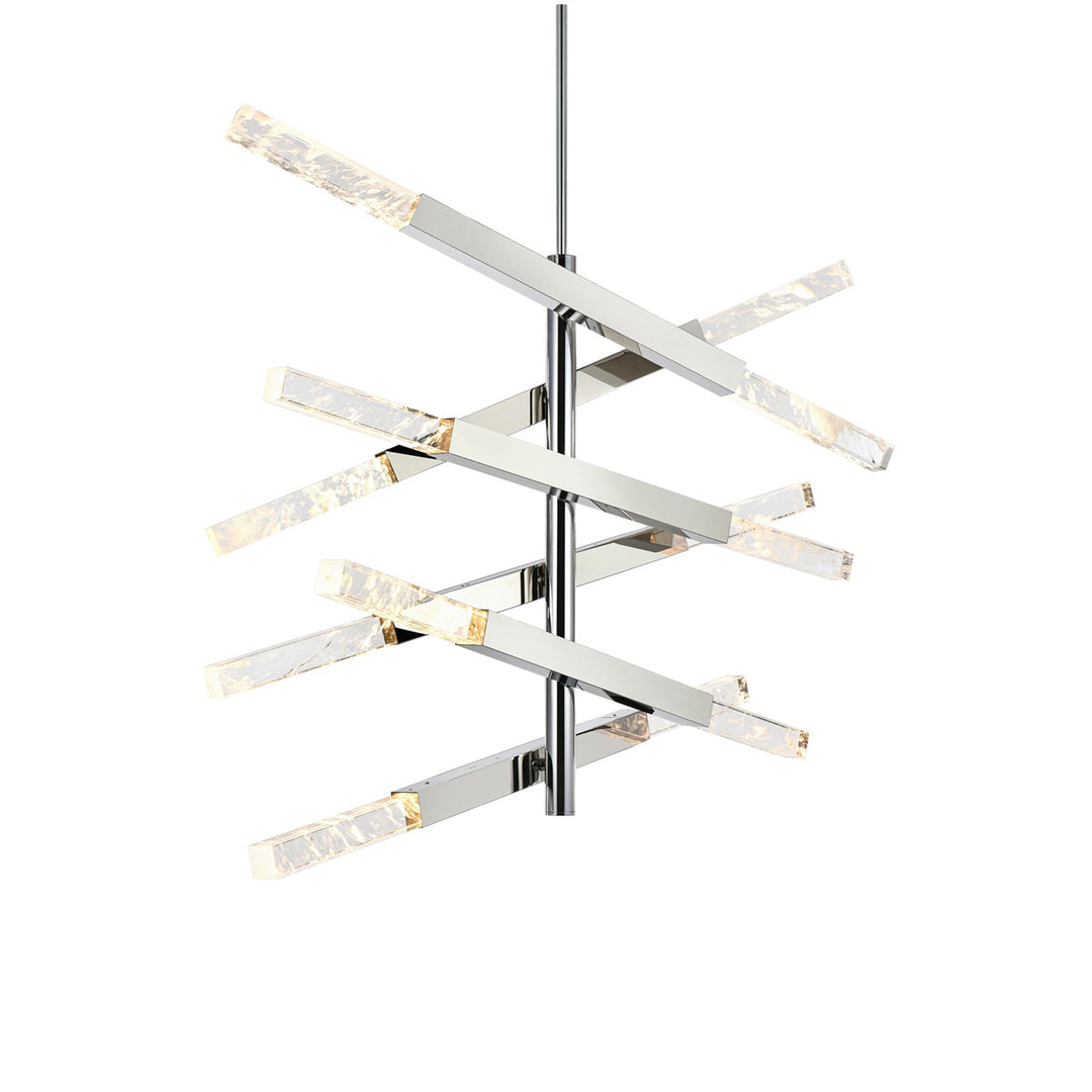 6-Bar Pendant In Chrome - View 4 - Joshua Marshal